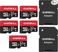 EASTBULL 32GB 5-Pack of Micro SD Cards, 32GB SD Cards Pack Full HD Video 90MB/s by EASTBULL