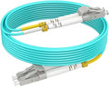 LC to LC Multimode Fiber Patch Cable, 400ft OM3 Fiber Optic Cables, Options by RamboCables