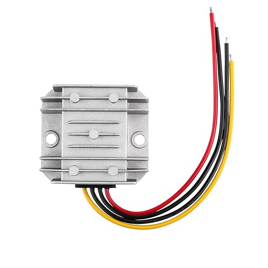 DC Voltage Reducer DC 24V Step Down to 12V 10A 120W Voltage Regulator Power Converter Waterproof Module Transformer for Golf Cart Club Car