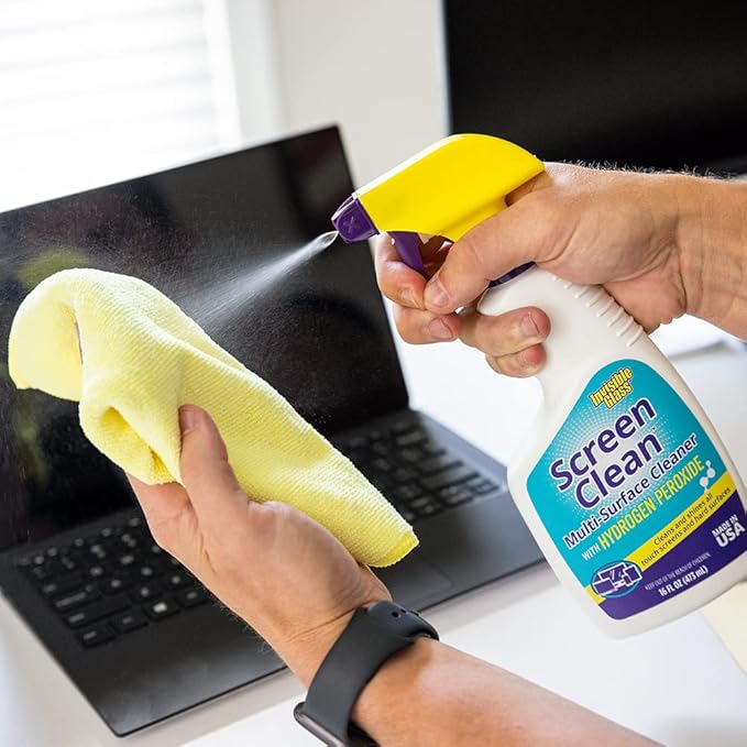 Invisible Glass 92013-2PK 16-Ounce Screen Clean Multi-Surface Cleaner Perfect for Touch Screens, Smart Phones, Tablets, Laptops, Glass, and Electronics, Pack of 2