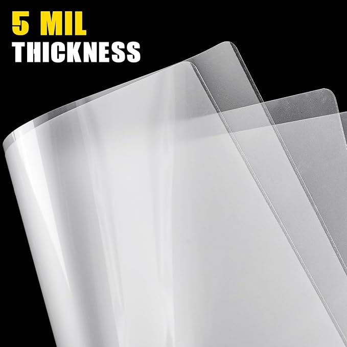 BURVAGY Thermal Laminating Pouches 5 Mil,150 Pack Laminating Sheets, 9 x 11.5 Inches Lamination Sheet Paper for Laminator, Clear, Round Corner Letter Size, Office School Supplies