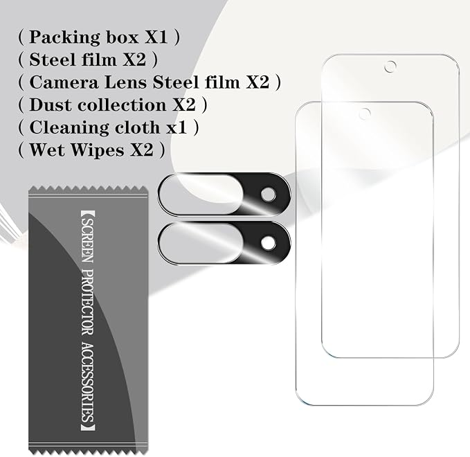 BIGFACE for Pixel 9 Tempered Glass Screen Protector + Camera Lens Protector - Image 7