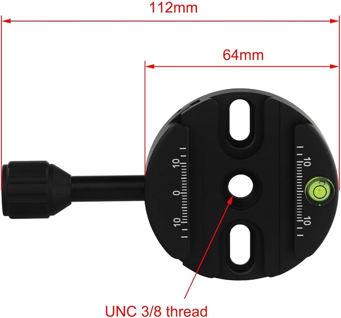 Haoge 64mm Screw Knob Clamp Adapter Mount - Image 6