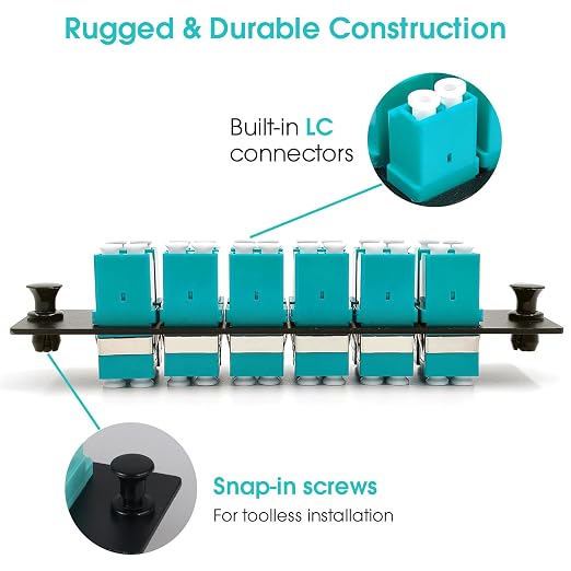 12 Duplex LC/OM3 Fiber Patch Panel - Image 6