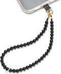 Agate Beaded Phone Wrist Strap for Women Men Stone Beads Charm Handmade by Aluckiss