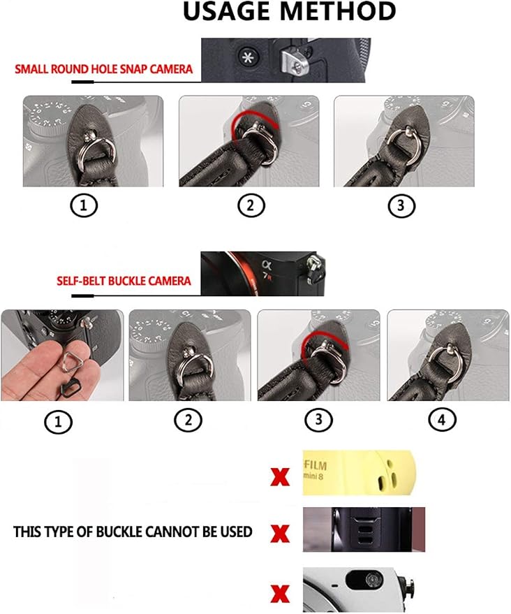 Camera Rope Strap 100cm Soft Cotton Camera Strap Vintage Neck Shoulder Belt - Image 5