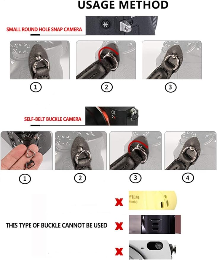 Camera Strap Vintage 100cm Nylon Climbing Rope Camera Neck Shoulder Strap - Image 4