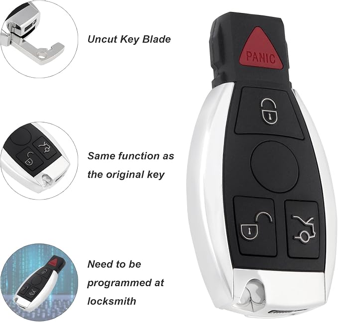 2PCS Keyless Entry Replacement Key Fob - Image 4