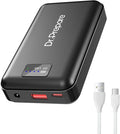 DR.PREPARE 16000mAh Battery Pack with 7.4V DC (3.8mm) & 5V USB Output for Heated Vest, Faster-Charging Power Bank with Type C in/Output, Portable Compact Battery for Eye Mask, iPhone, iPad