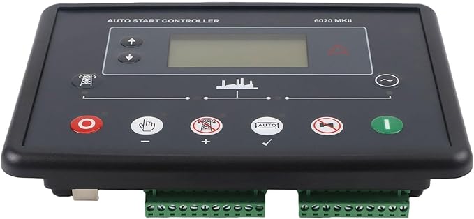 For Deep Sea DSE6020 MKII Generator Control Panel Module, Electronic Controller with LCD Display for Automatic Power Management and Monitoring