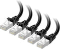 Cable Matters 10Gbps 5-Pack Snagless Shielded Cat 6A Ethernet Cable - 5ft by CableMatters