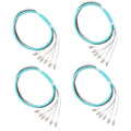 6 Strands LC OM3 Multimode Fiber Optic Pigtail 1.2m LC Multi Mode Fiber Cable by FiberOpticalAccessories