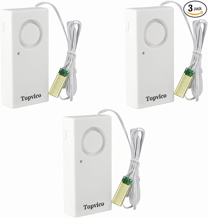 Water Leak Sensor Detector Flood Alarm by MakeLifeSaferandSmarterEnjoyPeaceofMind