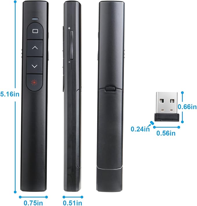 （4 Units） Wireless Presenter Remote, Presentation Clicker - Image 7