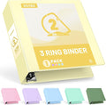 Sooez BinderX Extra Durable 2 Inch 3-Ring Binder, Holds 520 Sheets of 8.5x11 by Sooez