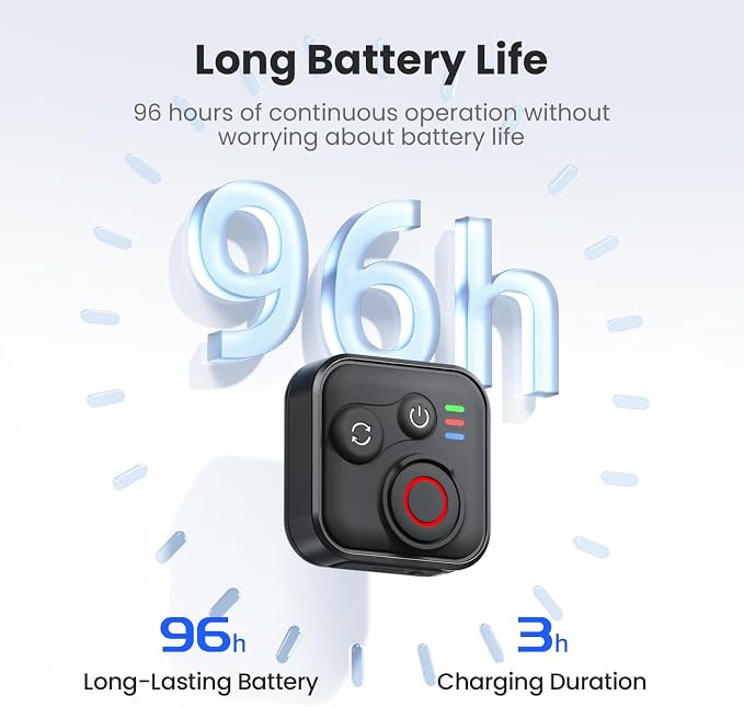 Bluetooth Remote Control for Insta360 X5/X4/X3/X2/Go 3S/ACE Pro 2, GoPro Camera - Image 7