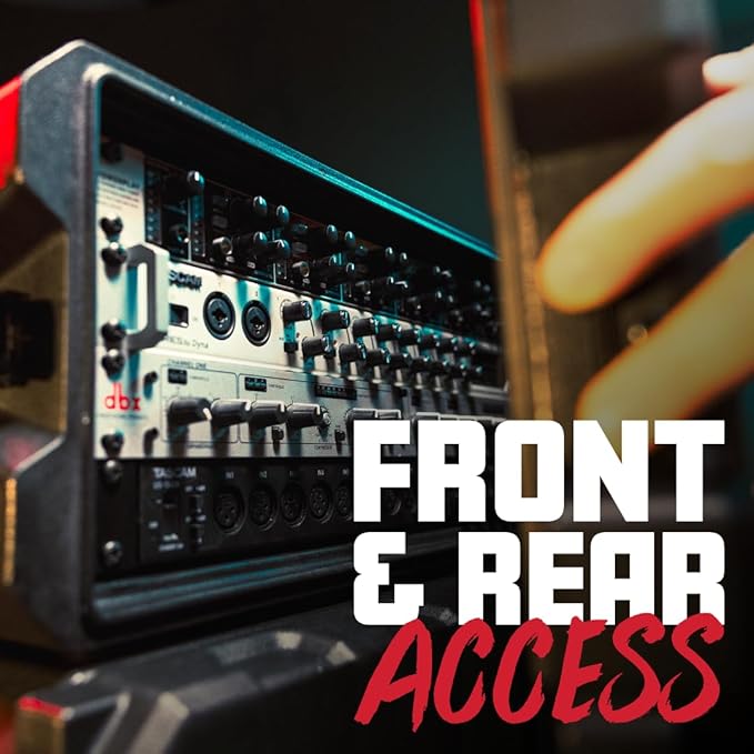 Gator Cases Pro Series 10U Rack Case with Standard 19" Depth, Roto Molded Made in USA (G-PRO-10U-19)