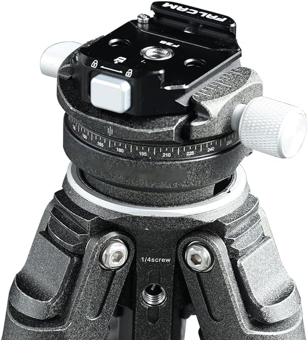 FALCAM F38 Quick Release Base V2, Quick Release System, Base with 1/4" and 3/8" Screw Thread for Tripod, Monopod, Stabilizer, Slider - 3364