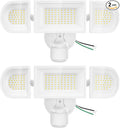 150W Motion Sensor Lights Outdoor for Outside, 15000LM LED Flood Lights Outdoor Wired Dusk to Dawn, Exterior Security Floodlight Fixture Waterproof IP65, Outdoor Lighting for House, Garage 2 Pack