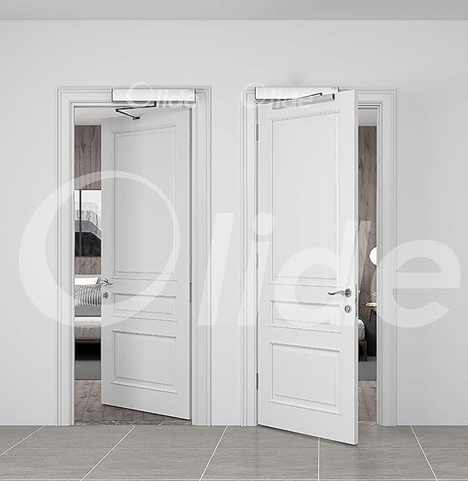 Olideauto Olide-120B Touchless Automatic Door Opener Wave Sensor Switch to Activate Door with 2pcs Wired Wave Sensor Switches Olide-513