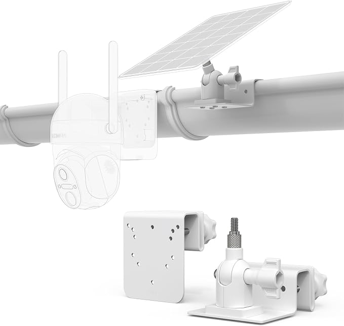 Gutter Mount for SEHMUA RBX-S40/S44/S45/SD22 Solar Outdoor Camera Bracket - Image 8