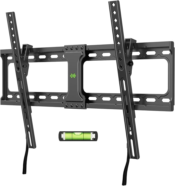 USX MOUNT Tilting TV Wall Mount for Most 37"-95" Flat Curved Screen Television, TV Bracket with Max VESA 600x400mm up to 132lbs, Low Profile Tilt Mount for 16", 24" Stud