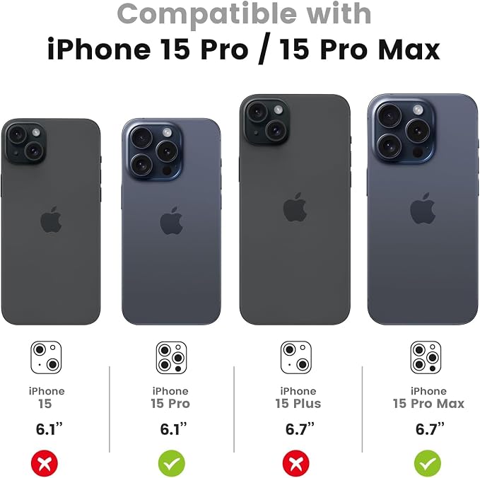 Tensea [3Pcs for iPhone 13 Pro / 13 Pro Max Camera Screen Protector, Tempered - Image 2