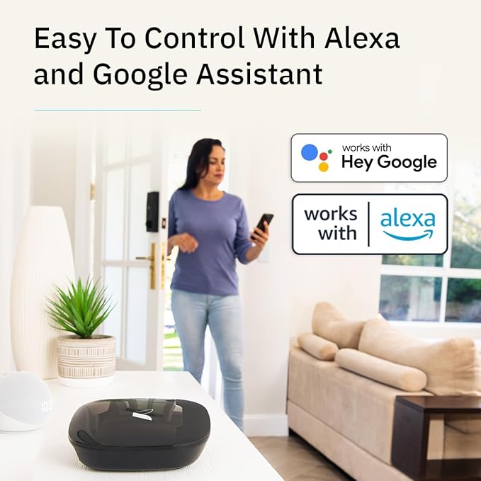 Abode 6 Piece Wireless Security System – Expandable to Protect Your Whole Home - Easy DIY Installation - Optional Professional Monitoring - Compatible with Alexa & Google Assistant