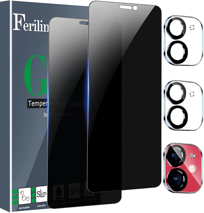 Ferilinso 4 Pack Privacy Screen Protector by Ferilinso