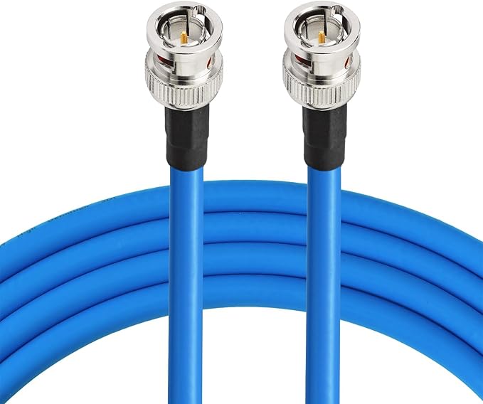 Superbat 3G 6G SDI Cable 200ft 75ohm BNC SDI Video Cable Belden 1694A Supports 6G-SDI 3G-SDI HD-SDI 4K/8K Video Security Camera Converter