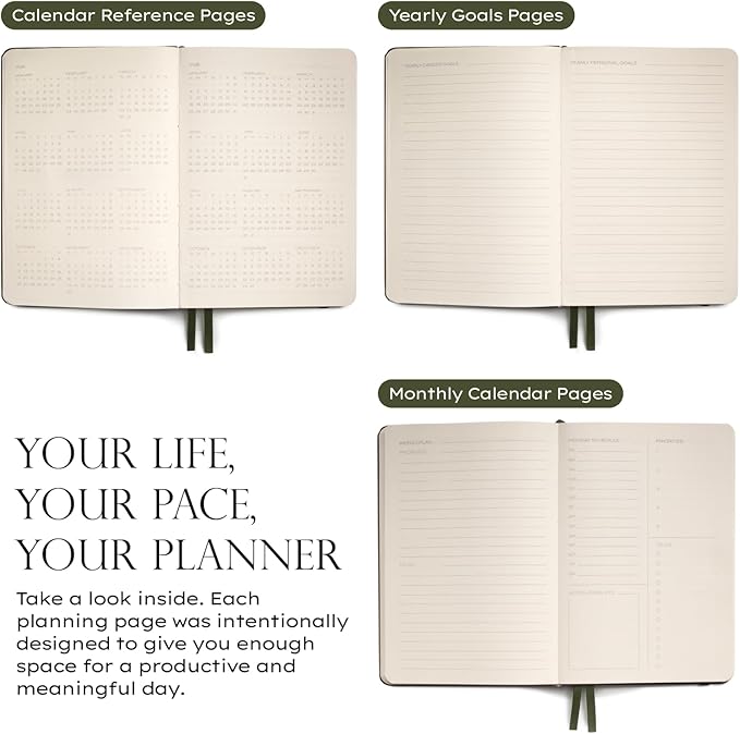 Anecdote 2026-2027 Planner: A Monthly, Weekly & Daily Planner with Calendar | 8.5" x 5.2" | Hardcover To-Do List Organizer, Planning Your Success, Start Anytime, Achieve Productivity Goals (Nutmeg)