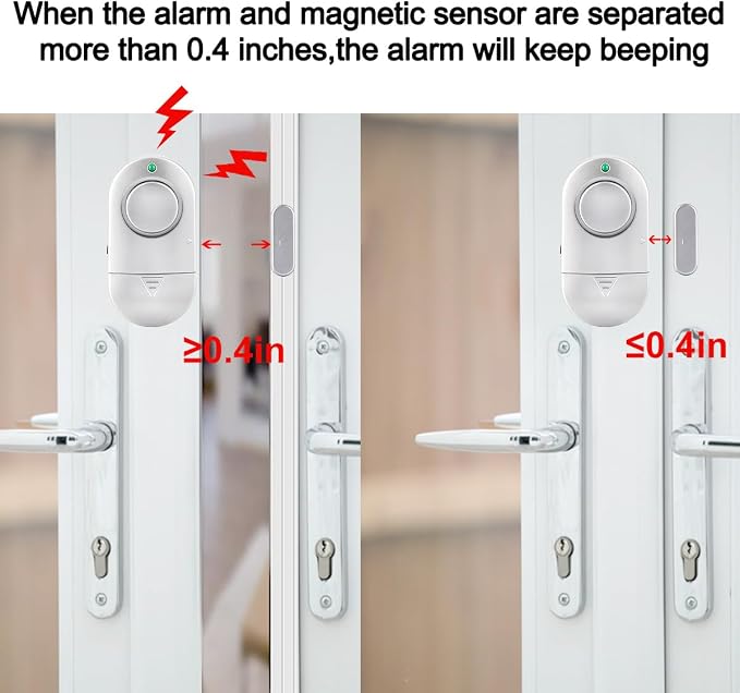 Window Alarm Sensor 12 pack, Door Alarms - Image 3