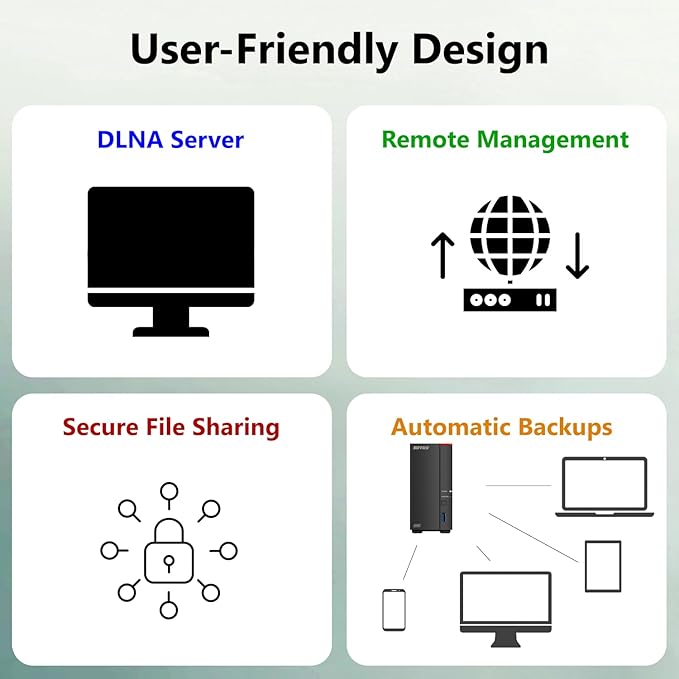 BUFFALO LinkStation 710 2TB 1-Bay NAS Network Attached Storage - Image 7
