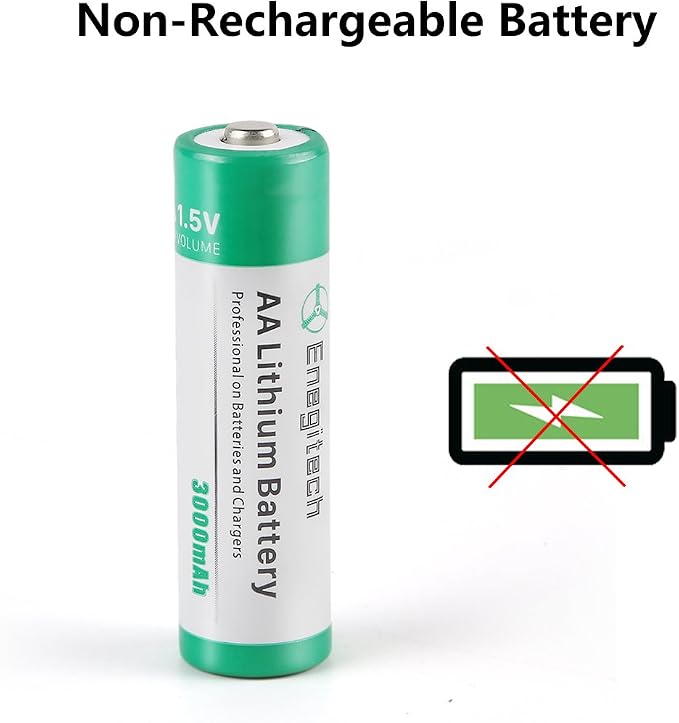 Enegitech AA Lithium Battery, Double A Lithium Battery 1.5V - Image 3