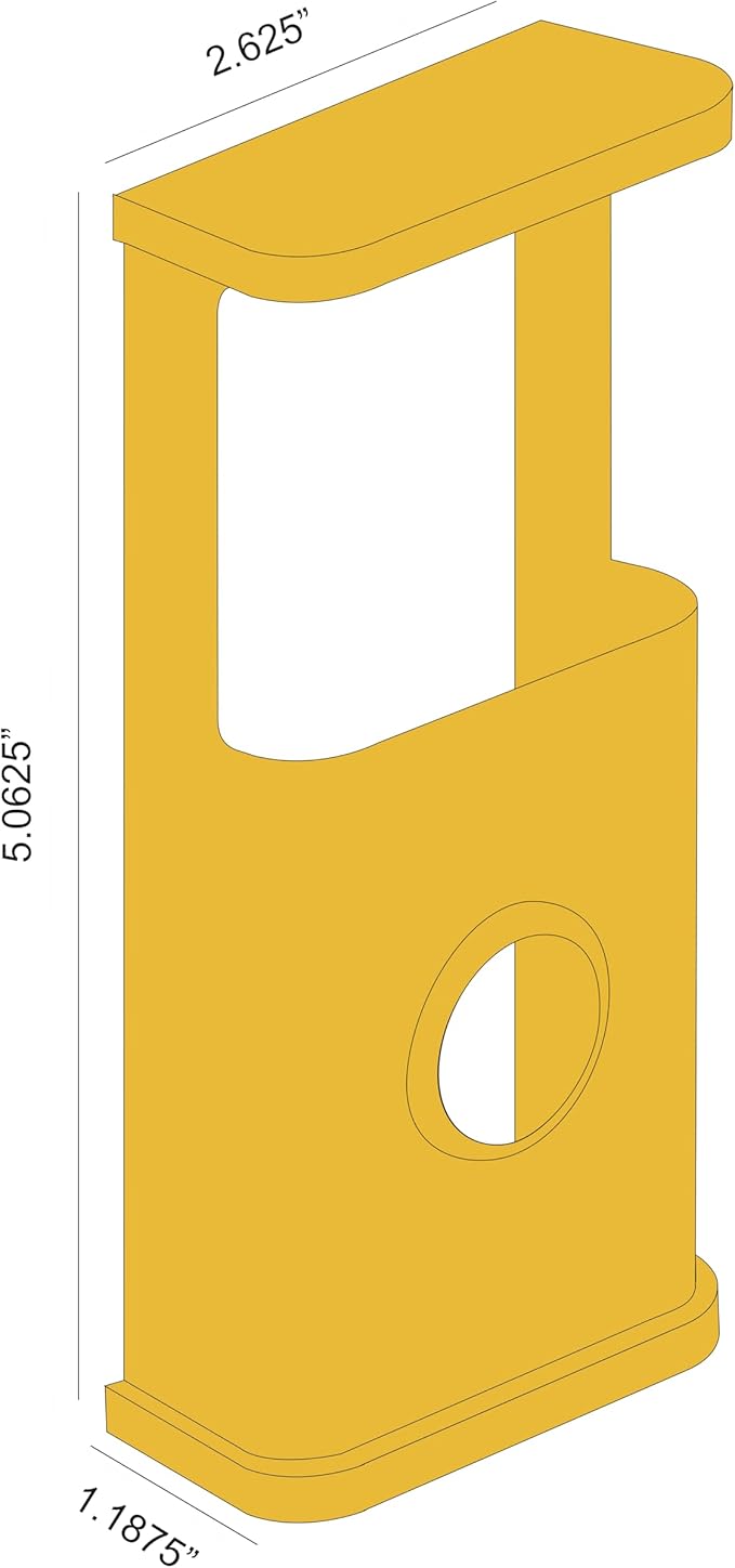 Garden Video Doorbell Cover (Compatible with Ring 3, 3 Plus, 4, Battery Plus, and Battery Pro) (Brass)