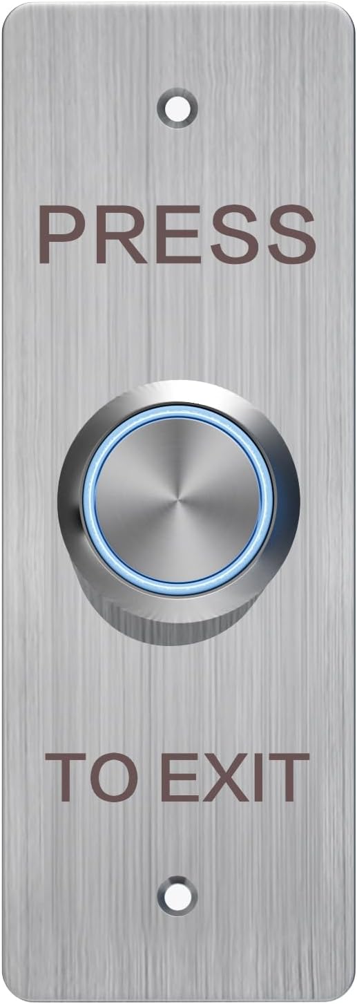 Waterproof Fingerprint Door Access Control System kit, Includes a 1200LB Magnetic Lock,RFID keypad, remotes, exit Button, Entry keypad, and a 110V AC to 12V DC Power Supply (Fingerprint-1200LB Kits)