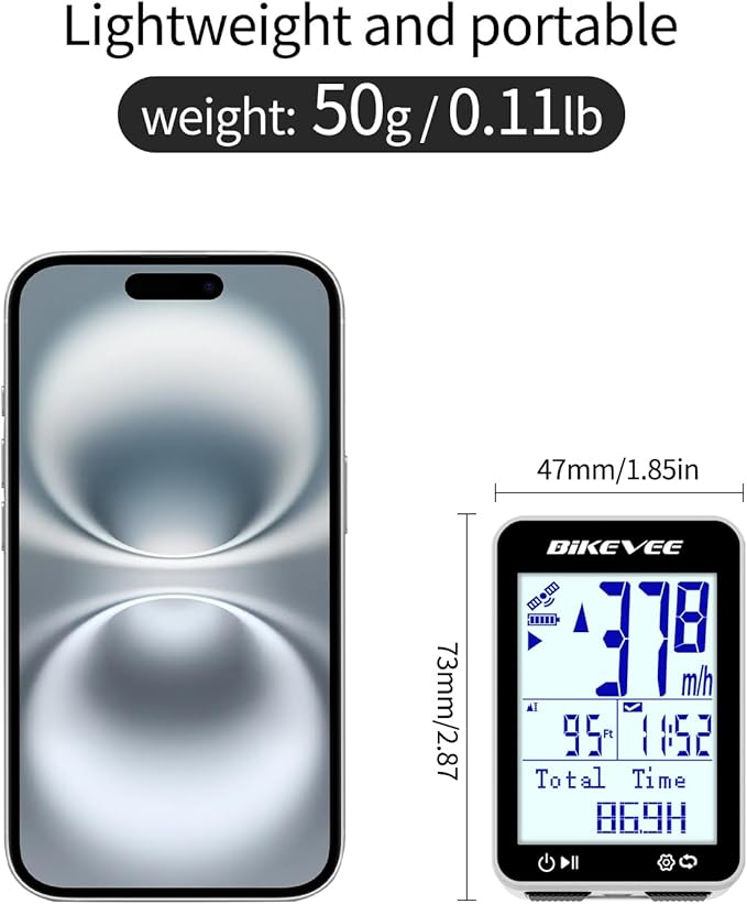 GPS Bike Computer Wireless Bicycle Speedometer Odometer 9 Languages Auto - Image 5
