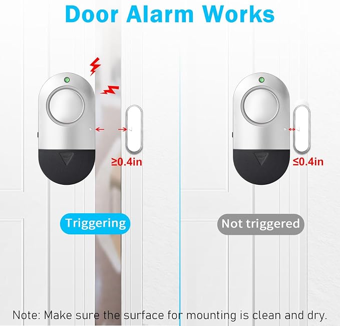 Window Door Alarm, Toeeson 120DB Pool Alarm - Image 3