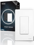 MOES Zigbee 3 Way Light Switch, 1 Gang Smart Wall Switches Single Pole by MOES
