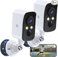 360° View Wireless Outdoor Security Camera, No Subscription Free 7-Day Cloud/SD by Proectwhatmatters