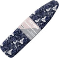 ZCFYGDX Ironing Board Covers Butterfly Blue Flower Print Lightweight & Breathable Anti-Slip & Wear-Resistant (18 x 58 in) Hook & Loop Elastic Edge Easy to Install, Scorch Resistant Decor Size-2XL