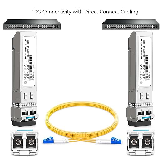 OPSTRAN 10GBASE-ER SFP+ Optical Transceiver Module Compatible with Intel E10GSFPLR 1550nm 40km DOM Duplex LC SMF