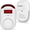 Carbon Monoxide Detector Plug in - Hembisen Portable Carbon Monoxide Detector for Travel,Plug in CO Detector with Digital Display for Apartment/Home/Kitchen,Easy to Read & Install