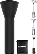 Skizem Outdoor Patio Heater Covers with Zipper,Upgraded 420D Oxford Fabric with PU Coating Material,100% Waterproof Windproof Anti-UV Snow-Poof,36 Months of Use 92'' H x 33" D x 19" B