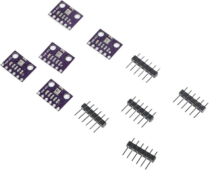 Efficiently Monitor Environment with This Set of 5 Digital Temperature & Humidity Sensors Designed for Integration (3.3V)