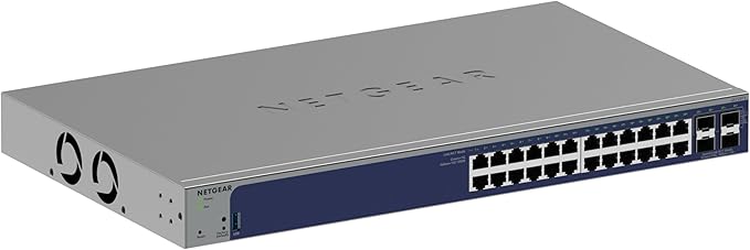 NETGEAR 28-Port Gigabit Ethernet Smart Switch- Managed, by NETGEAR