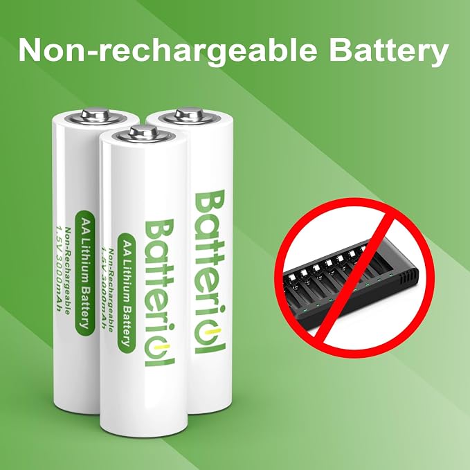 Lithium Batteries AA, Double A Batteries 3000mAh 1.5V Long Lasting - Image 6