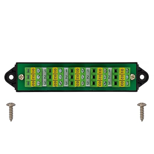 16Amp 300V 3x5 Position Terminal Block Distribution Module. OONO D-1656GP