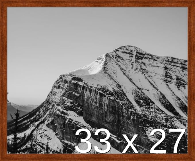 Frame It Easy 33 x 27 Russet Wood Frame (Derby)