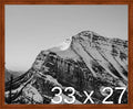 Frame It Easy 33 x 27 Russet Wood Frame (Derby)